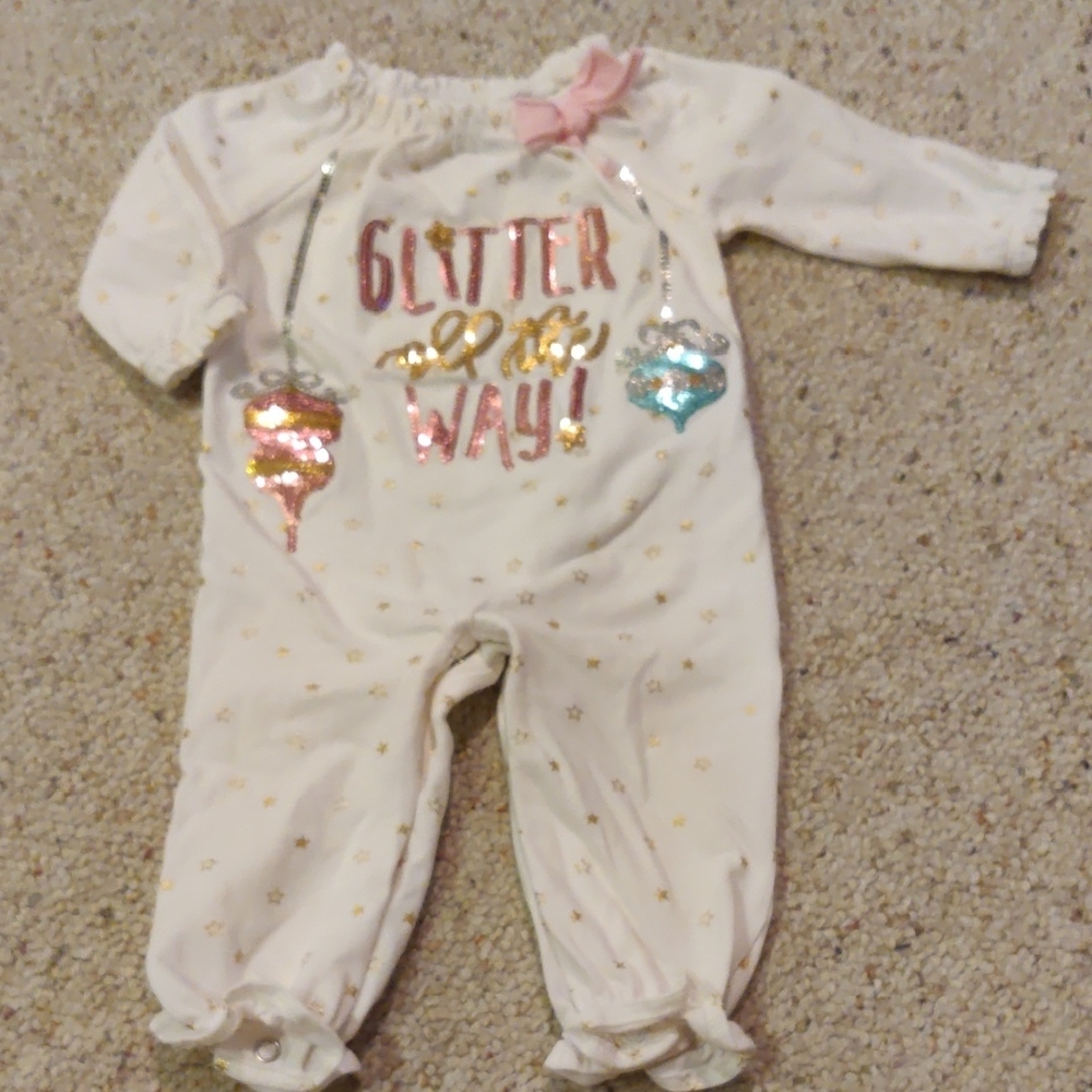 Mudpie 0-3m Xmas Outfit